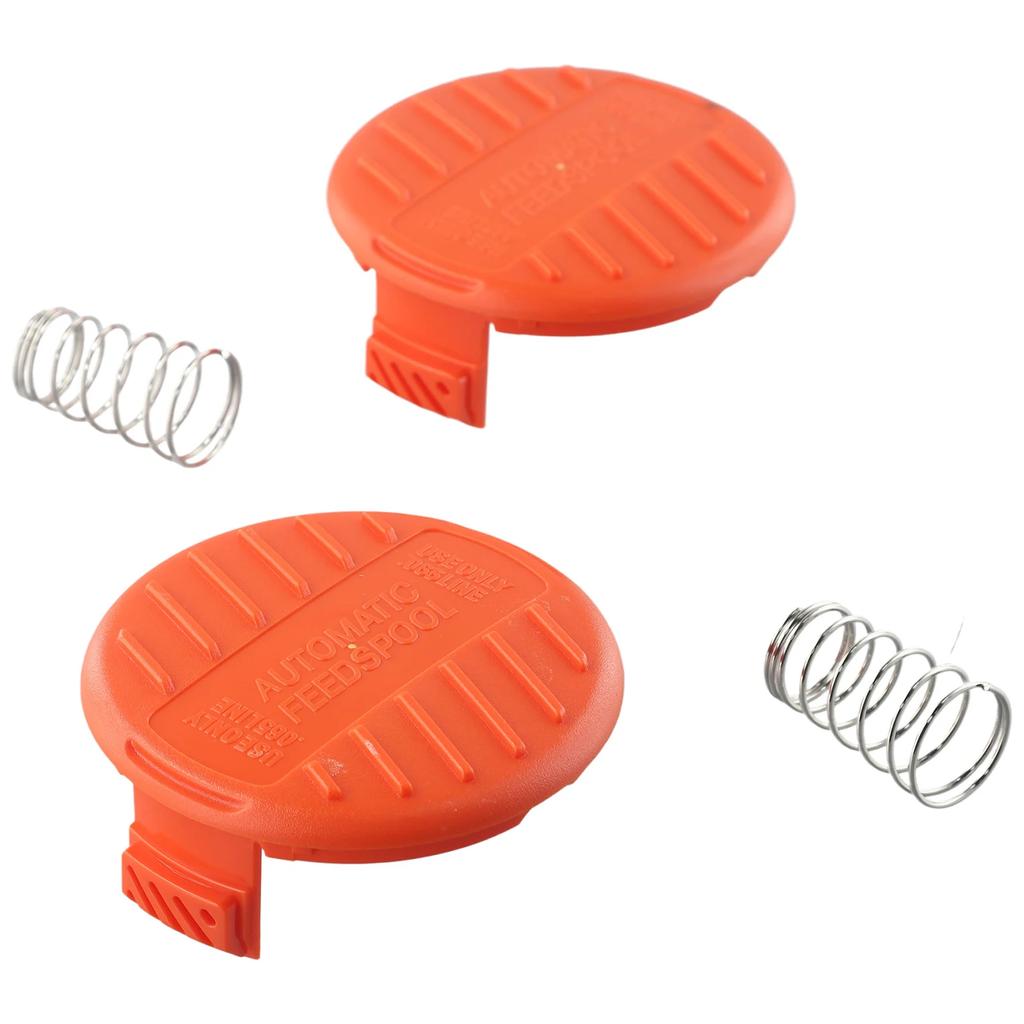 2Pcs Trimmer Spool Line Cap Cover For Black & Decker Reflex GH400 GLC120 ST5530 CST1000 GL30 GL120C GL280 GL301 GL340 GL420C