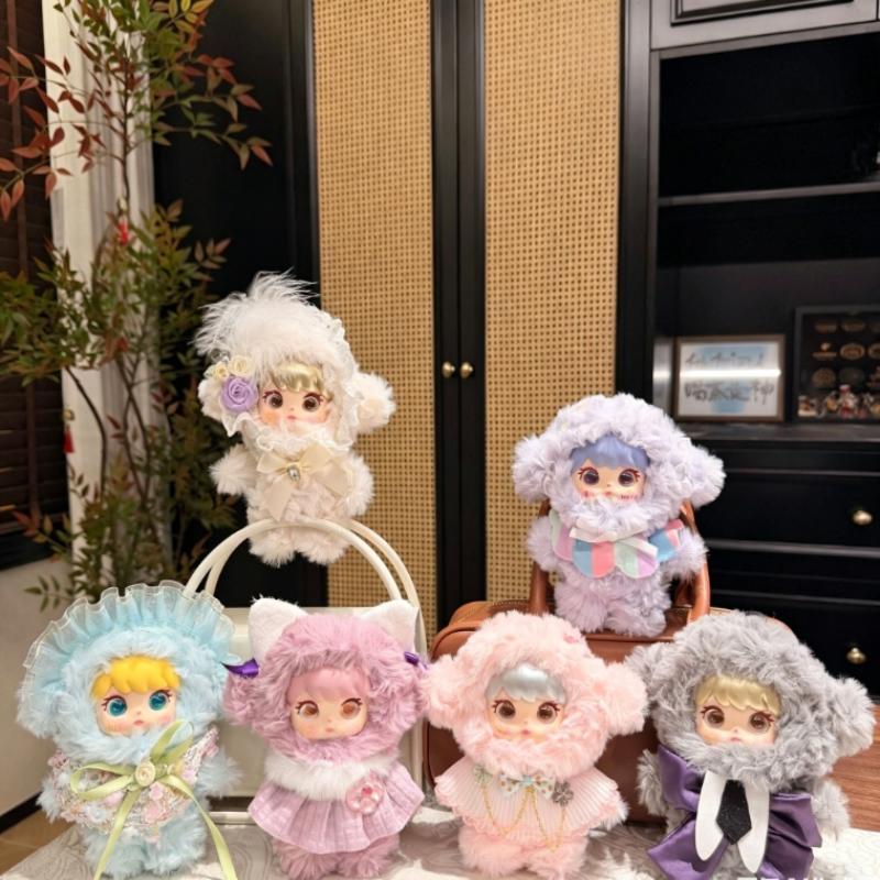 Cartoon Cute Vinyl Face Plush Doll Pendant Keychain Backpack Hangings Decoration Gifts