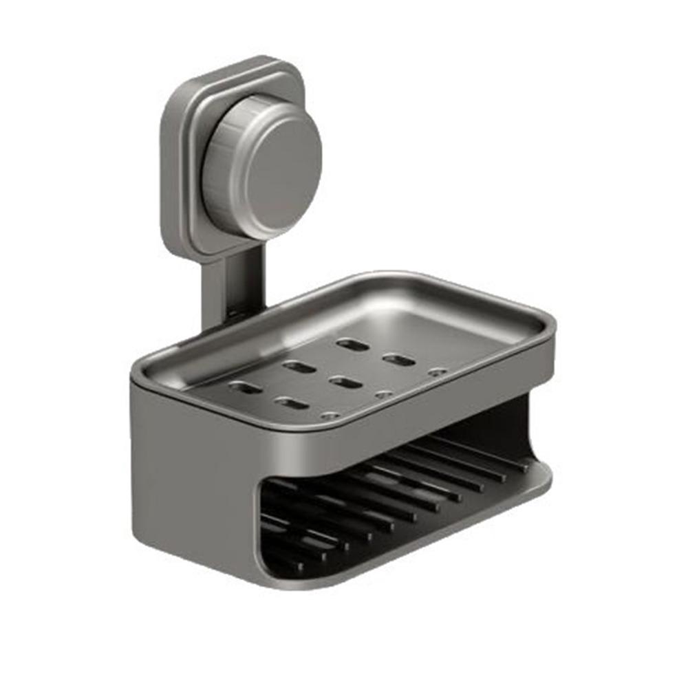 Fashion Double-Layer Soap Dish Flip Punch-Free Soap Box Wall Mounted Soap Storage Case Bathroom Accessories
