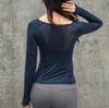 Lulu2025 Women's Sports T-Shirt: Long Sleeve Yoga and Fitness Top for Summer