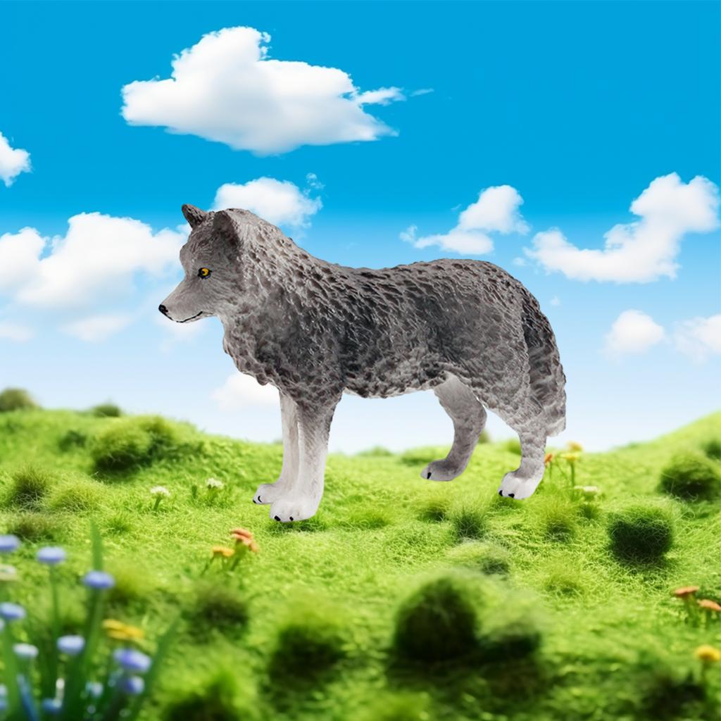 Animal Figurine Realistic Alpaca Goat Deer Ostrich Horse Forest Woodland Creatures Figure Kids Educational Wild Animal Toy