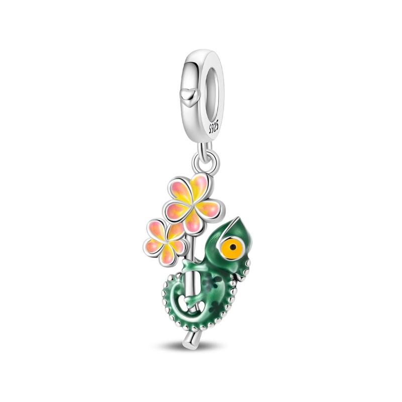 925 Silver Green Series Longing For The Tree Of Free Life Charms Beads For Women Fit Bracelet DIY Jewelry Gift