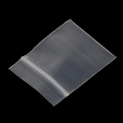 100 Pieces Clear Plastic Resealable Bag