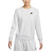 Nike Sportswear Club FW24 Mode Rundhals-Pullover Langarm-Sweatshirt Damen-Sweatshirt Weiß DQ5474-051