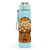 1PC Vintage Candy Dispenser 750ml Color Plastic Sports Water Bottle Leakproof Flip Straw Lid Suitable for Sports Office Home Use