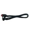 Standard 18AWG Right Angle DC Power Cable Lead Connector for ICOM Walkie Talkie IC-705