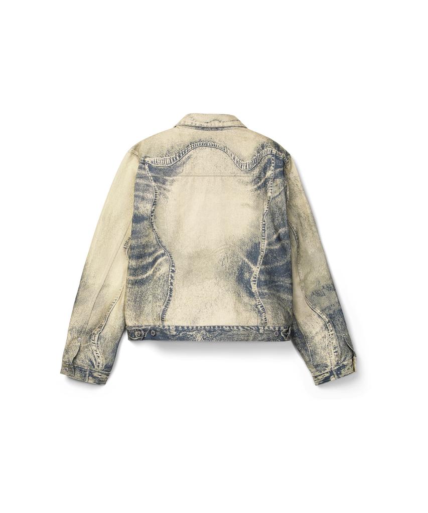 Camperlab Distorted Denim Jacket Sand-Black