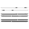 For Volvo Car Stainless Steel Side Door Body Guard Strips Protector Decorative Cover Trims For VOLVO XC90 S60 S90 XC60 V90 Car A