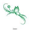 Fashion Butterfly Flowers Car Stickers Decoration Floral Art Reflective Vinyl Decals Car Motorcycle Decoration Accessories