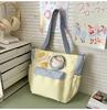 School bag high value fresh and sweet ins make-up bag handbag high school students large capacity