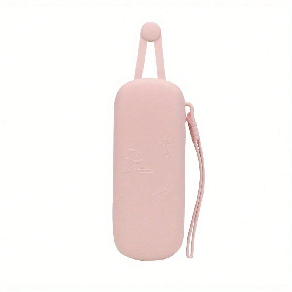 Astuccio Occhiali da Viaggio Pochette Pennelli Trucco Organizer Cosmetico Borsa Protettiva Occhiali da Sole in Silicone Accessori Occhiali Con Cordino