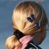 2 Pieces Butterfly Hair Clips Curly Straight Hair Versatile Braids Hair Accessories Hair Pins for Wedding Birthday Gifts Street