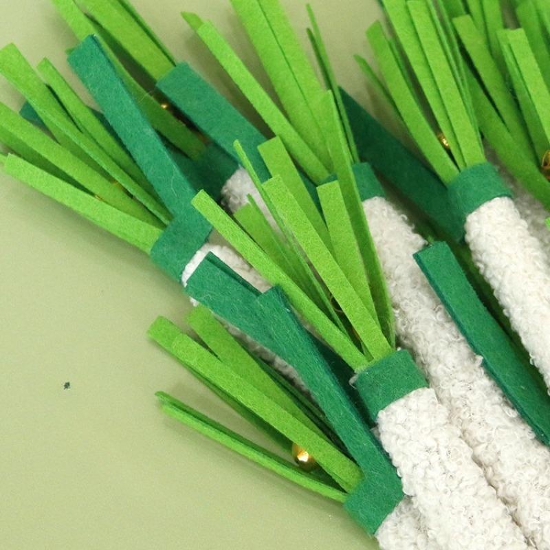 Wood Polygonum Scallion Cat Toy Batch Simulation Vegetable Bite Resistant Self-Hi Grinding Teeth Fun Cat Pet Supplies