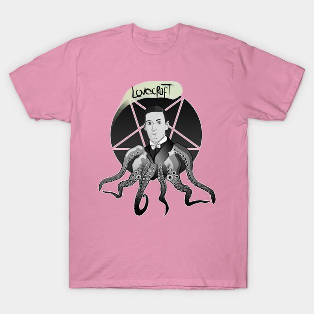 T-Shirt Damen Lovecraft S/W Harajuku Print Kawaii T-Shirt Sommer Kurzarm Damen T-Shirt Top Tee