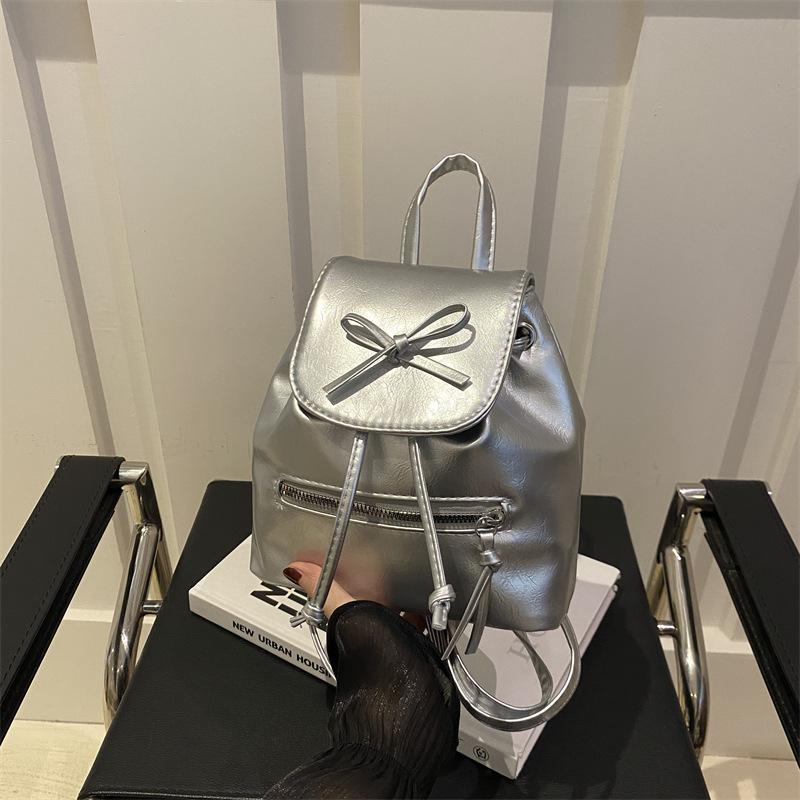 Niche backpack bag women's autumn  new trendy fashion backpack versatile single shoulder portable bucket bag