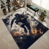 1PC Charging Soldier Battlefield Explosion Fire Smoke Carpet for Living Room Bedroom Sofa Home Decor Rus Non-slip Floor Mat
