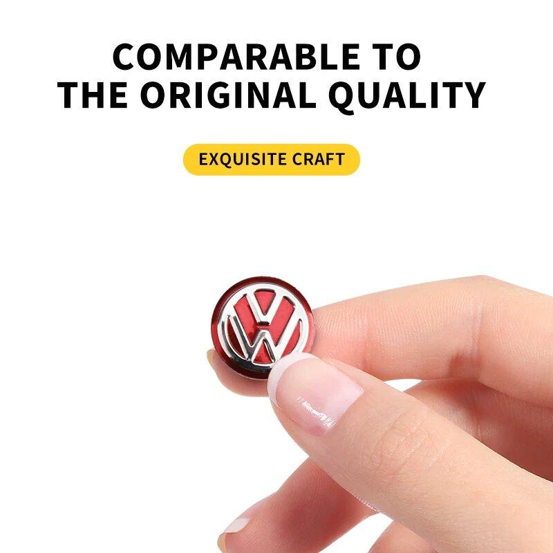 BIG1 14mm Car Key Emblem Sticker Control Key Logo Decal For Volkswagen VW Golf 5 6 7 Polo RLine GTI Passat B6 Tiguan Jetta YSYKTZ