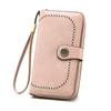 Oil Wax Leather Men's and Women's Wallets, Retro Wallets, Large Capacity, Long Change Bags, Multi-functional Cards