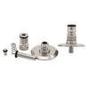 1.5"Tri Clamp to Ball Lock Post, SS304 Sanitary Brewer Fitting, 50.5mm OD Ferrule for Homebrew Beer Corny Keg Conical Fermenter