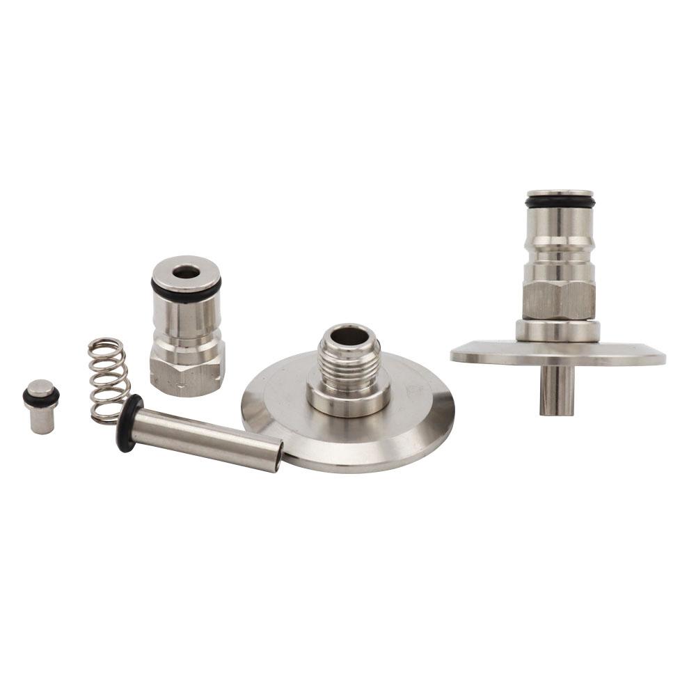 1.5"Tri Clamp to Ball Lock Post, SS304 Sanitary Brewer Fitting, 50.5mm OD Ferrule for Homebrew Beer Corny Keg Conical Fermenter