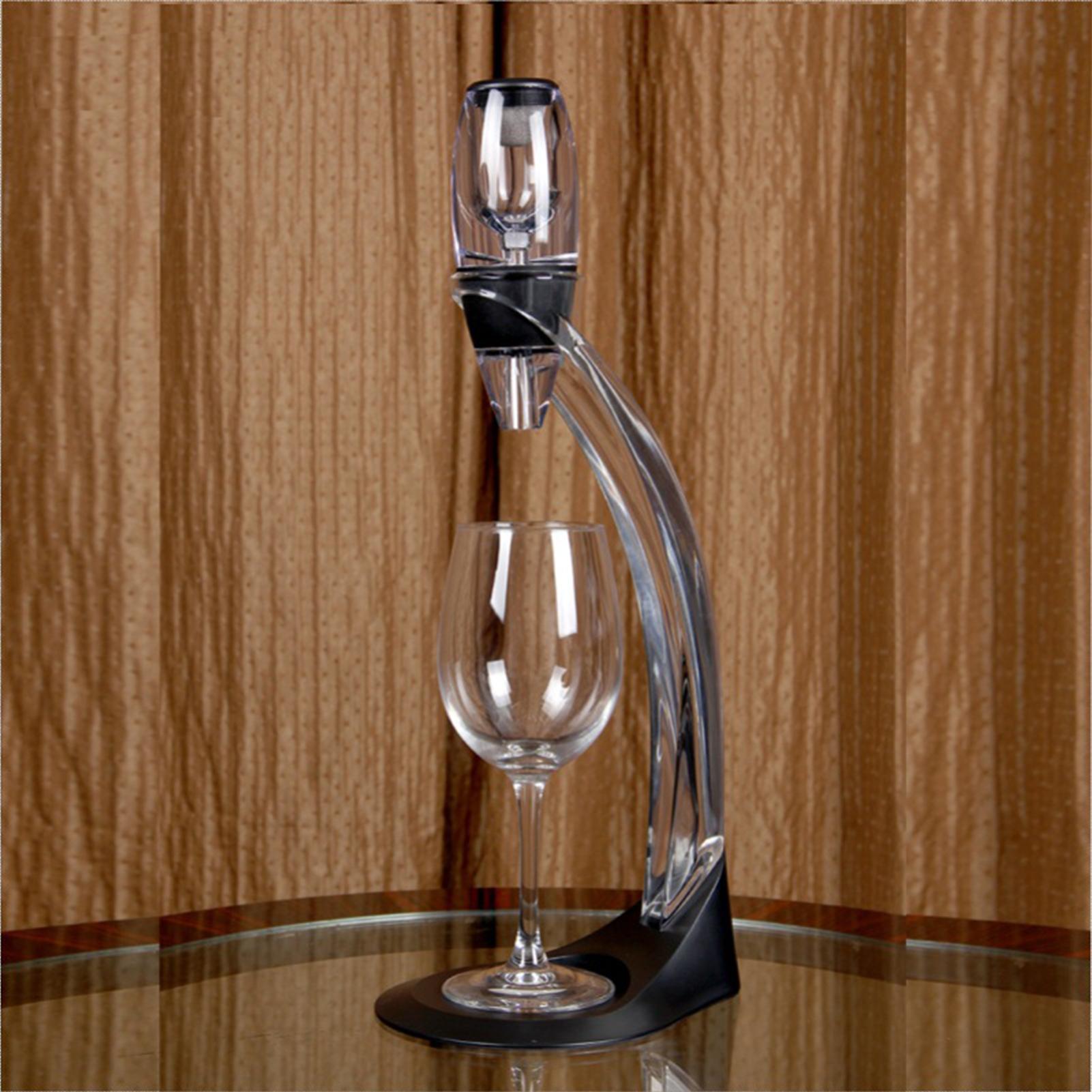 

Wine Pourer Portable Quick Multi-Purpose Kitchen Utensil Wine Aerator Decanter For Christmas Retirement Valentine Party Kitchen China Mainland