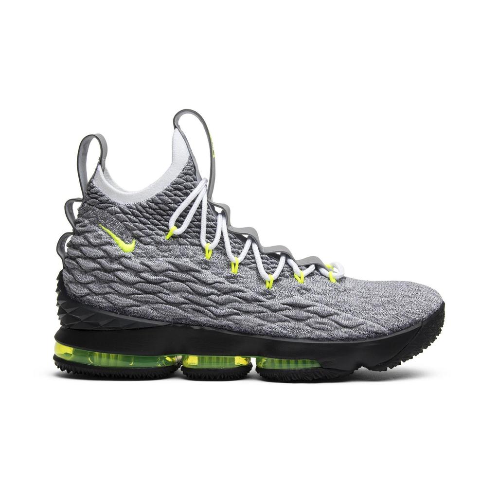 Nike LeBron 15 'Air Max 95' PE (Unisex) Cool Grey / Neon Grey Basketball Shoes AR4831 001