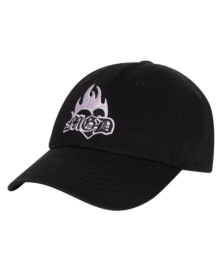 MAHAGRID Burning Heart Cap Black(Mg2Esmab40A)