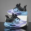 Youth Style Shoes Kids Running Shoes Boys With Rotating Buckle Lightweight Breathable Sport Sneakers Outdoor Indoor Use