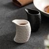 Irregular Ceramic  Boats Curved Steak Sauce Pot Seasoning Pot Small Milk Can Milk Cup Solid Color Creative Kitchen Tool