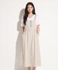 Nunchi String Suspender Layered Dress - Beige