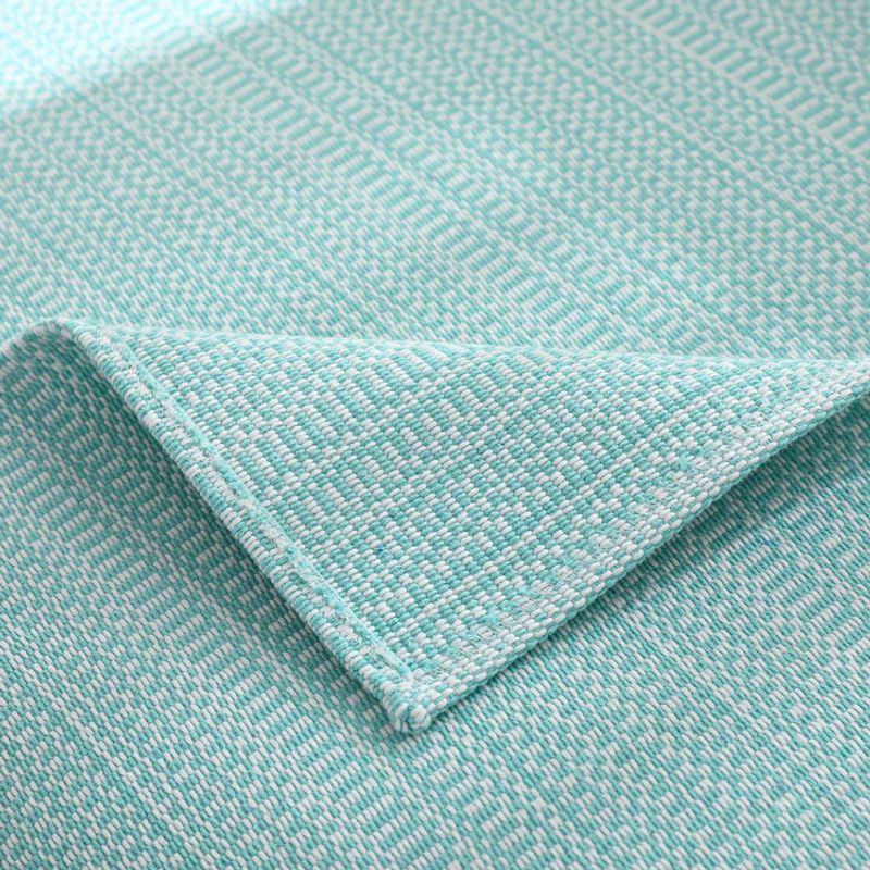 

Xindi Woven All Year Round Neutral Cotton and Linen Sofa Cushion Fabric Sesame Dot Minimalist Modern Thickened Coarse Cloth Anti-Static Blue-Green 45*45cm (custom shoot this)