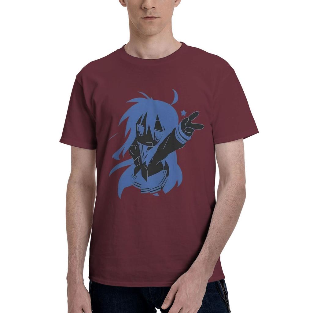 Konata Izumi Lucky Star 100 Cotton Casual Breathable Confortable Shirt Mens Designer Clothes Man Clothes