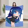 Gacha Life Cartoon Blanket Multiple Sizes Super Soft and Warm Throw Blankets for Sofa Couch and Bed