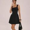 Women S Fitted Sleeveless Backless Midi Dress For Summer