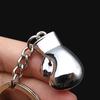 Boxing Gloves Pendant Keychain 3D Metal Boxer Movement Fighting Jewelry