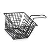 Fryer Basket Iron French Fry Holder Frying Strainer with Handle for Restaurant Home Black