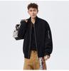ACU Men's Dirty Color Baseball Jacket | American Workwear Casual Plus Size Loose Autumn/Winter Jacket