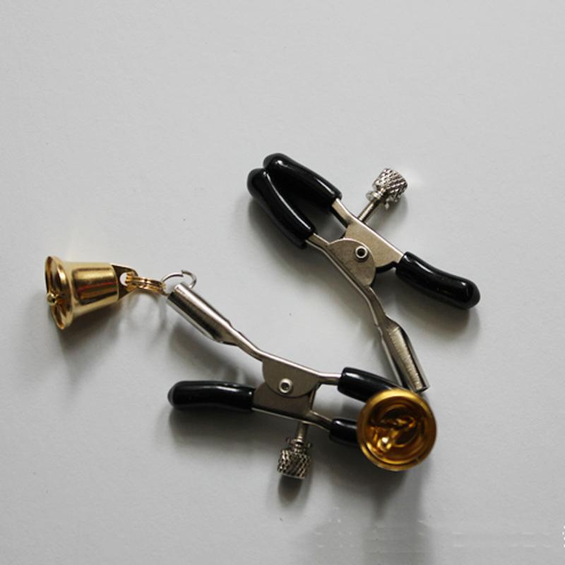 Nipple Clips Jingle Bells Labia Sex Shop Breast Sex Toys Clit Breast Clip Shameless Shaking Stimulate Papilla Christmas Gifts