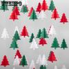2pcs Red White Green Christmas Decorations 3D Christmas Tree Paper Streamers Party Banner Garland Christmas Party Decorations Hanging Decor