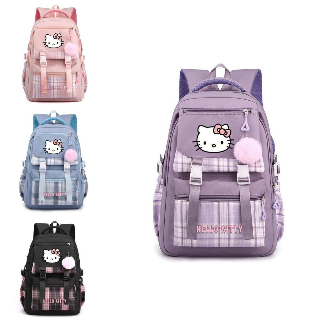 Hello Kitty School Backpack For Girls And Boys With Urban Minimalist Style And Airflow Design For Travel