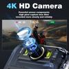 1pc Portable 4K Ultra HD Camera With WiFi Hotspot, 180° Rotatable Lens, Mini Camera For Outdoor Sports, Motorcycle & Bicycle Dash Cam