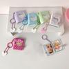 Cute Photo Album PVC Cute Portable Waterproof Scrapbook Photo Storage Card Holder With Keychain For Kids Teens Adults Birthday