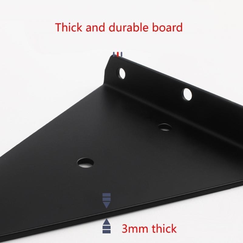 652F Triangles Shelf Brackets Decorative Industrial Shelf Brackets Heavy Duty Bracket for DIY Shelves Simple Installation