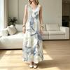 Women's Sleeveless Summer Beach Maxi Dress Comfortable Versatile Casual Fashion Dress for Vacation,Outdoor,Daily Wear