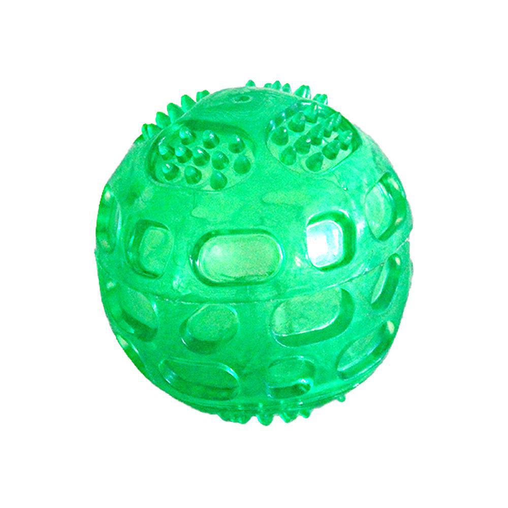 Isırmaya Dayanıklı TPR Köpek Oyuncağı: Diş Temizliği için Sesli İnteraktif Diş Kaşıma Topu