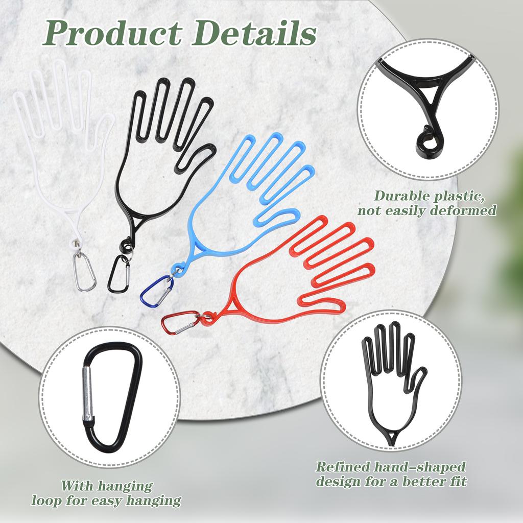 Golf Glove Mold and Drying Rack - Plastic Golf Glove Holder Used for Drying and Storage Essential Tool for Golfers 5