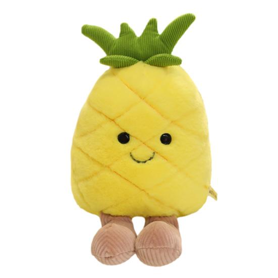 Mignon Mini Fruit Peluche Jouet Animaux en Peluche Doux pour Enfants Réaliste Câlinable Jouet à Câliner pour Machines à Griffes Prix Cadeau d'Anniversaire