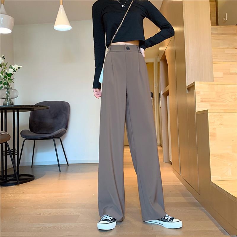 

Женские брюки-костюм с высокой талией и широкими штанинами - Коллекция Осень 2023 2XL