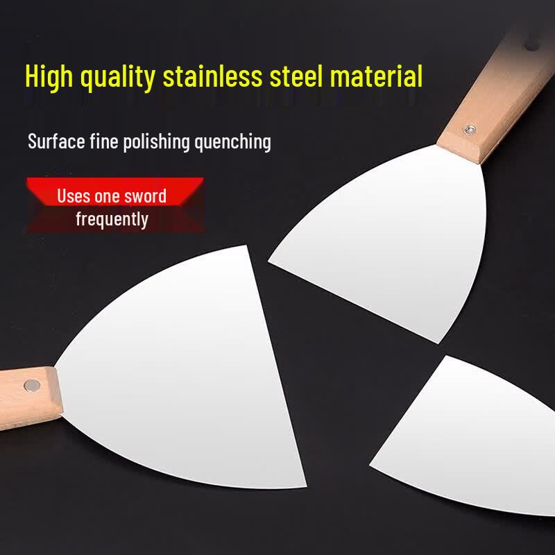 Wooden Handle Stainless Steel Putty Knife