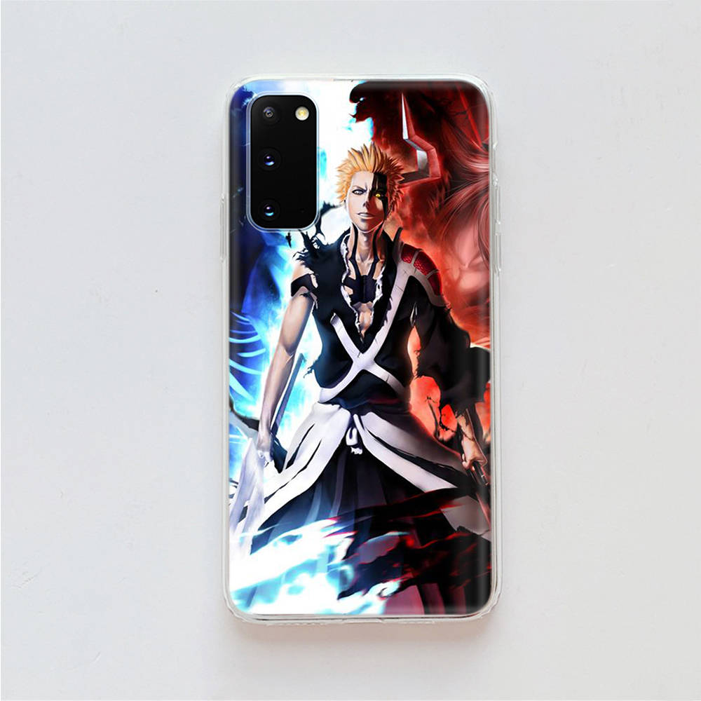 AD90 Anime Bleach Clear Case for Samsung A04 A14 A23 A34 A54 M23 M33 M52 M53 Realme 10 9 C30S C35 C55 VIVO Y02 Y21 Y33S Y51 X80 V25 Cover